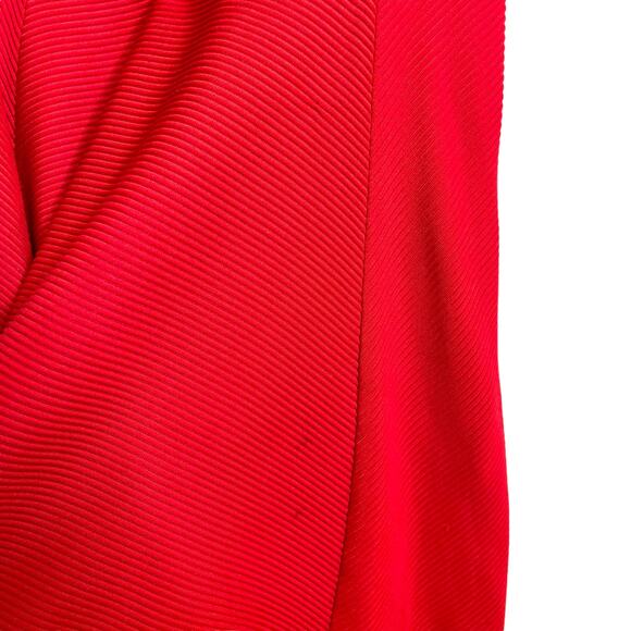 Express Sleeveless Scarlet Red Cutout Dress Women's Small - Picture 5 of 9